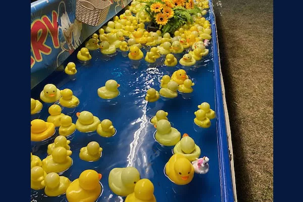 Pluck a Duck amusement trailer - Kids Street Amusement Queensland